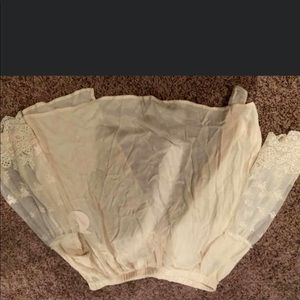 Open back, and off the shoulder